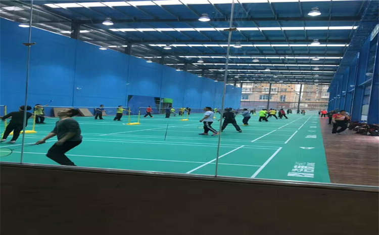 學校羽毛球館木地板雙層龍骨結構