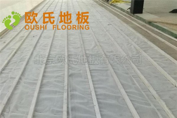 杭州富陽區23籃球館木地板項目