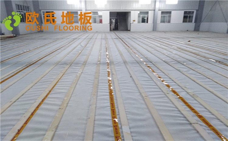 安徽省懷寧縣新明源電力有限公司羽毛球館木地板