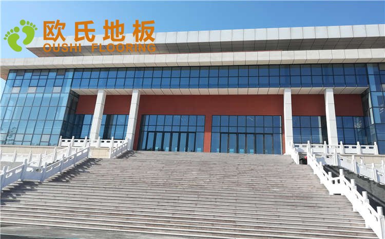 山東濰坊臨朐縣體育中心木地板