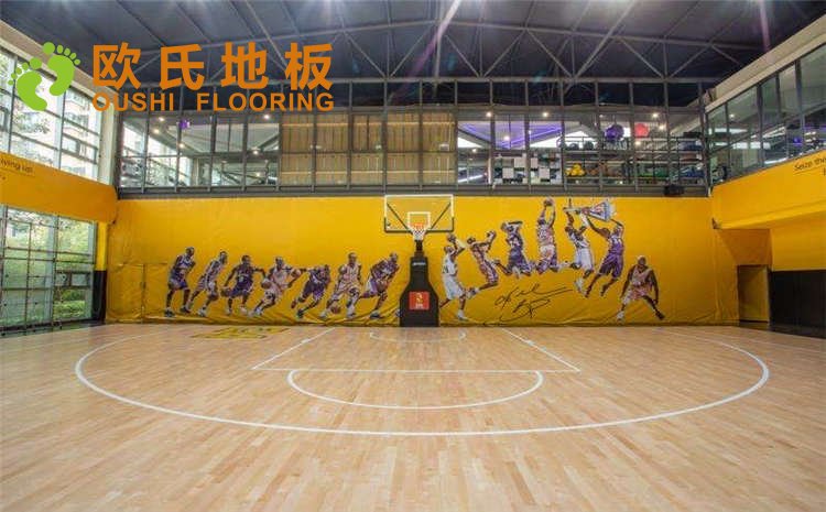 江蘇揚州海蘭德瓊花籃球館木地板圖片