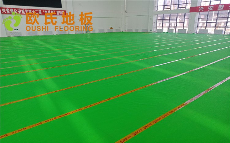 烏蘭浩特市興安盟公安局籃球館木地板