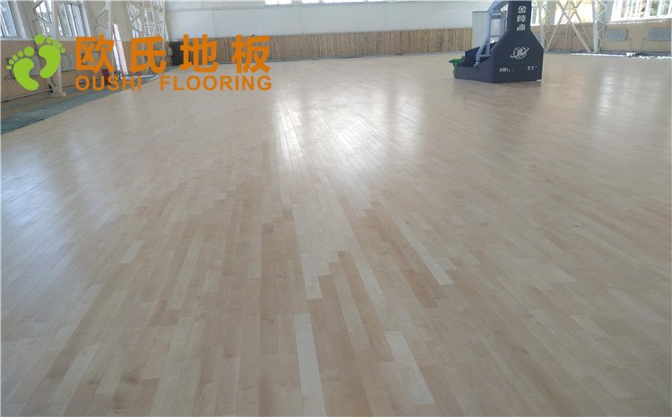 內蒙古呼和浩特賽罕區師范大學體育學院訓練館運動木地板項目—歐氏實木運動地板